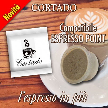Cortado - 50 + 5 Capsule compatibili Lavazza Espresso Point