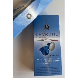 Miscela Levrone Dek - 200 Capsule compatibili Nespresso in alluminio