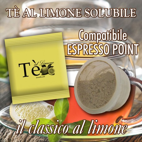 Thè al limone - 50 Capsule cialde compatibili Lavazza Espresso Point*